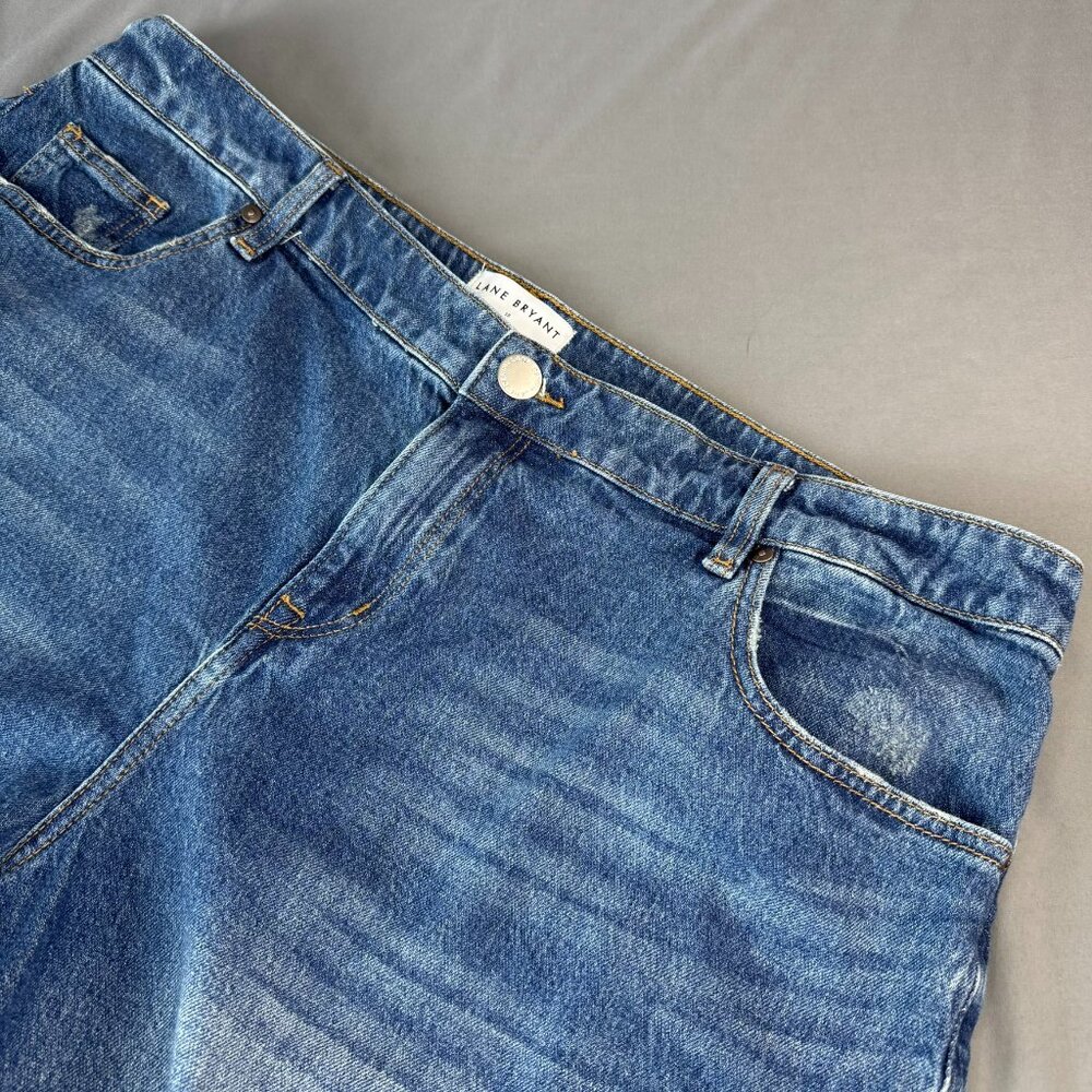 Lane Bryant Mid-Rise Boyfriend Denim Summer Casual Stretch Relaxed Comfort 18